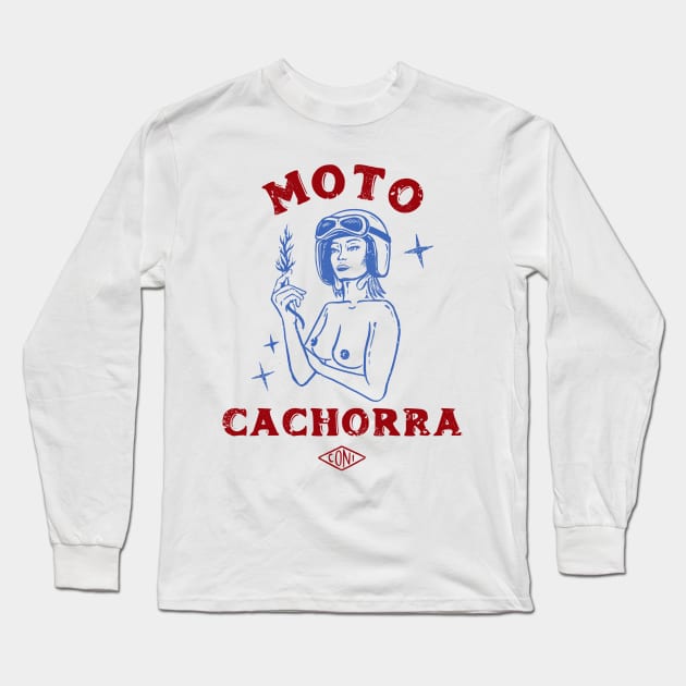 Moto cachorra Long Sleeve T-Shirt by conicuri